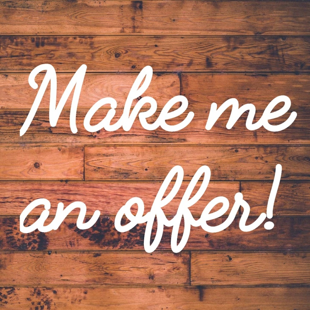 Reasonable offers welcome!