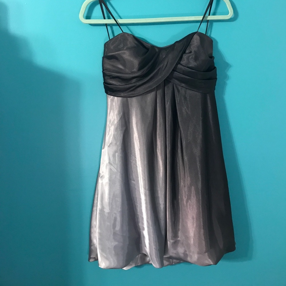 Grey ombré mini dress