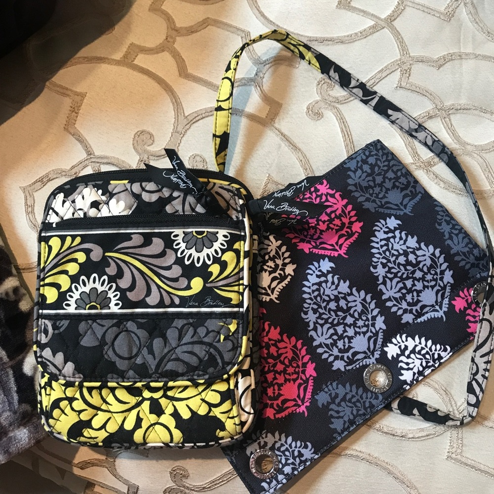 Vera Bradley cross body bag and pencil case