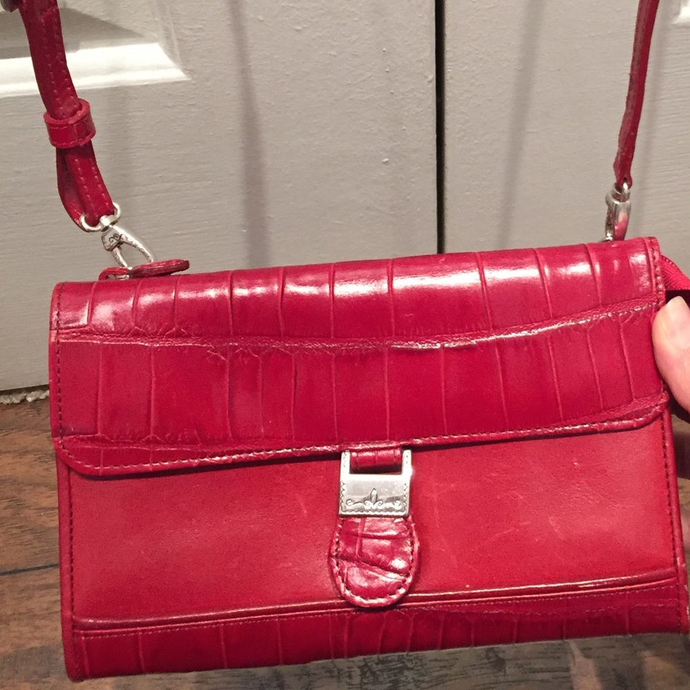 Brighton red leather wallet purse.