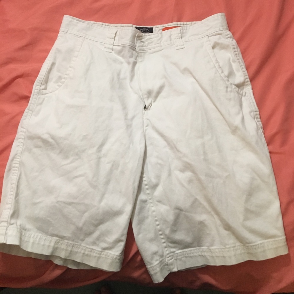 White/green/red shorts