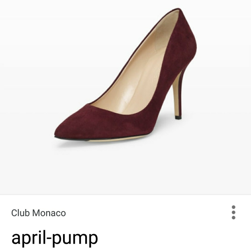 ♡SALE♡LN CLUB MONACO APRIL PUMP SUEDE