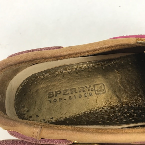 Sperry Topsider brown and pink woman's size 6 - Picture 4 of 7