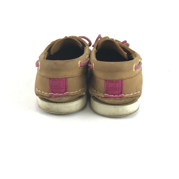 Sperry Topsider brown and pink woman's size 6 - Picture 5 of 7