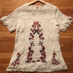 Embroidered Tunic Top.