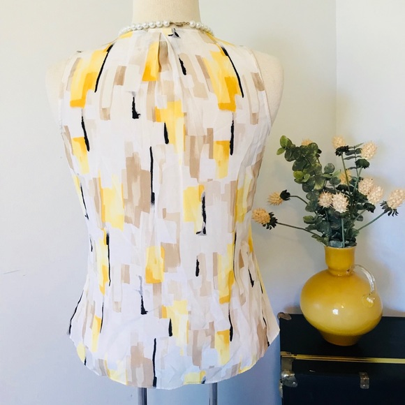 White House Black Market Surplice Silk Top - Picture 6 of 8