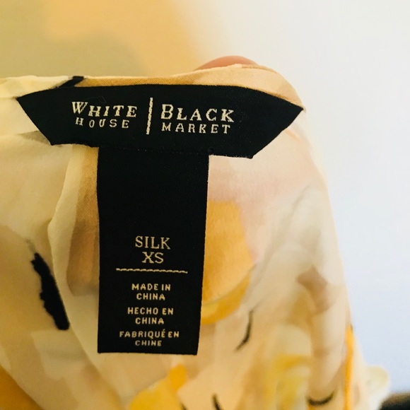 White House Black Market Surplice Silk Top - Picture 8 of 8