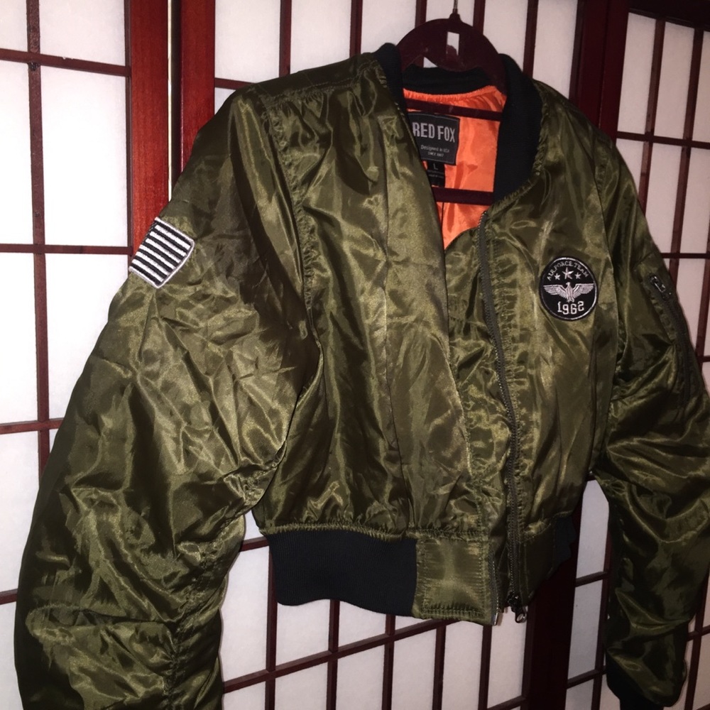 CROPPED BOMBER JACKET