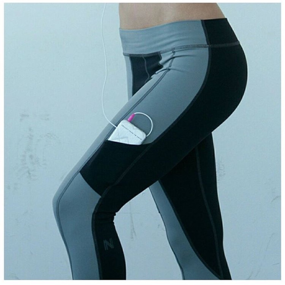 2 tone workout capris with pockets