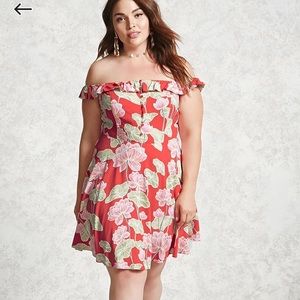 Forever21 plus floral dress