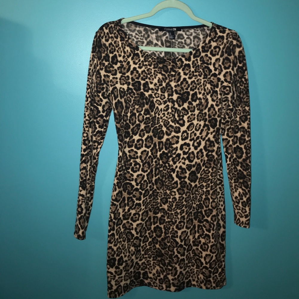 Cheetah print dress