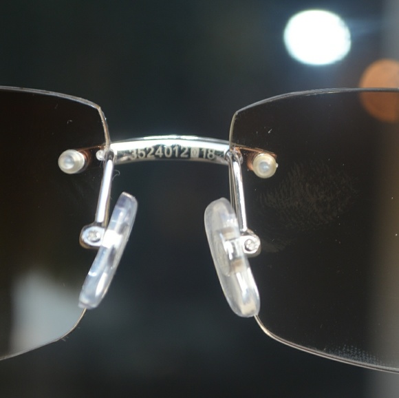 Custom diamond Cartier Buffalo Sunglasses - Picture 3 of 8