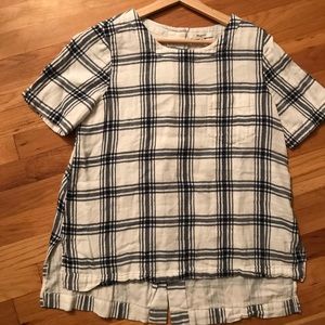 Madewell Buffalo Check Top