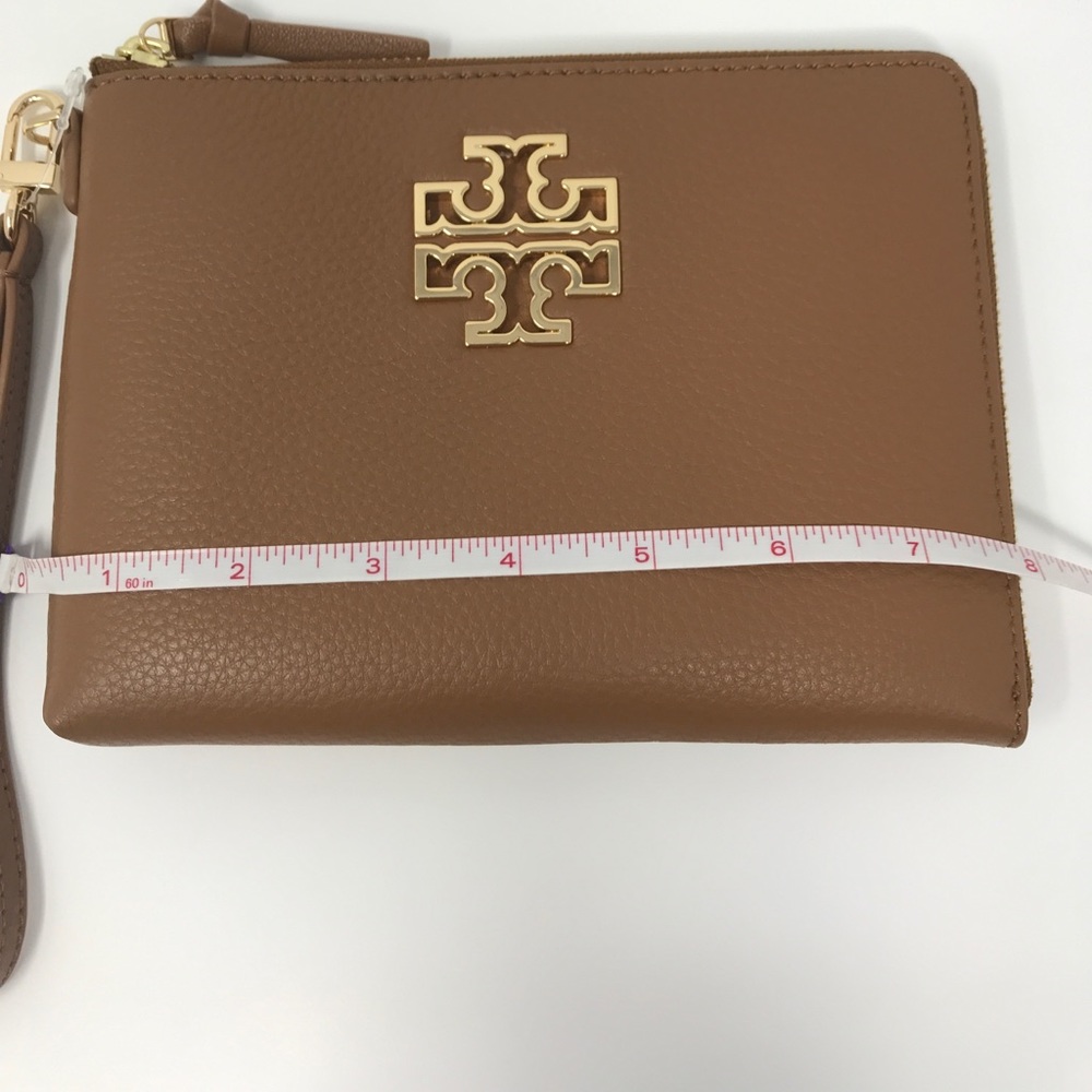 Tory-Burch Britten large zip pouch  #39061 - Picture 2 of 8