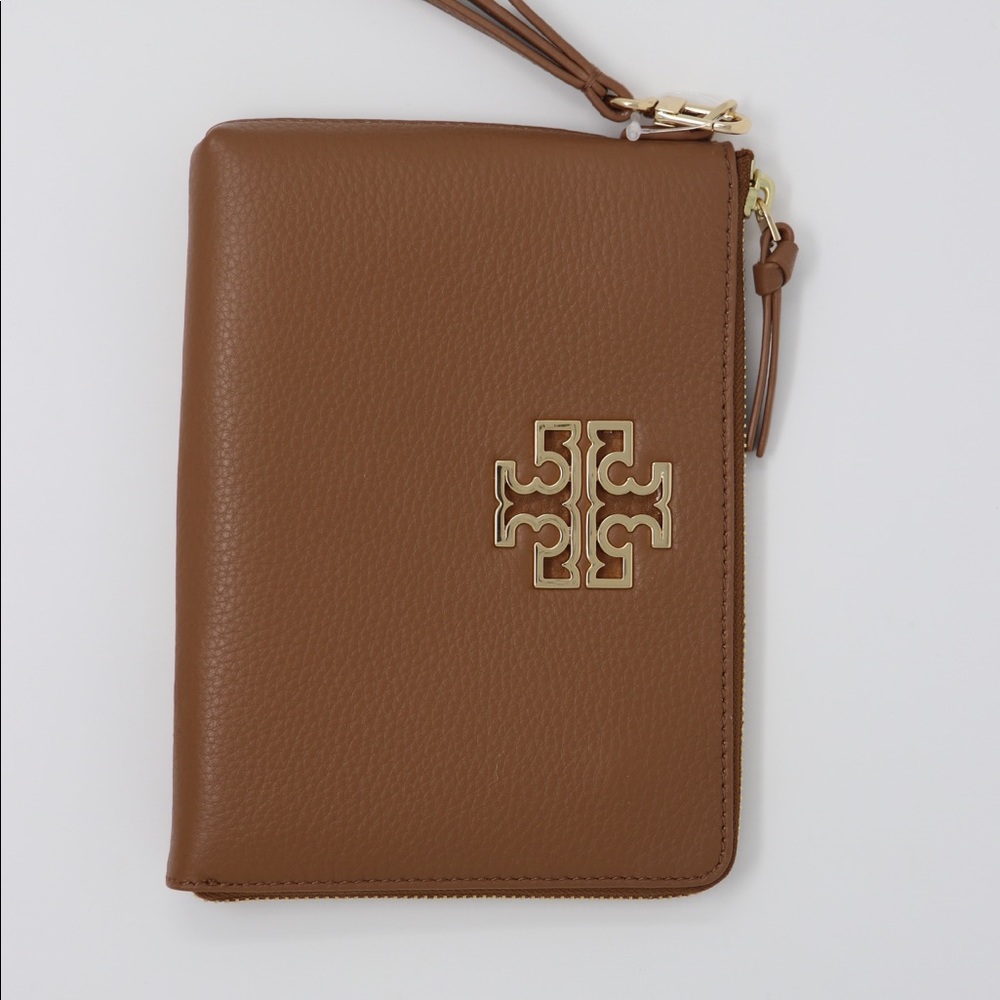 Tory-Burch Britten large zip pouch  #39061 - Picture 6 of 8