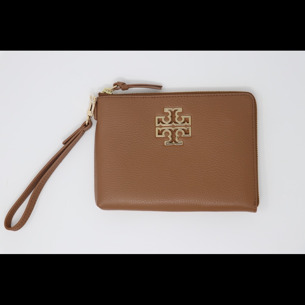 Tory-Burch Britten large zip pouch  #39061 - Picture 7 of 8