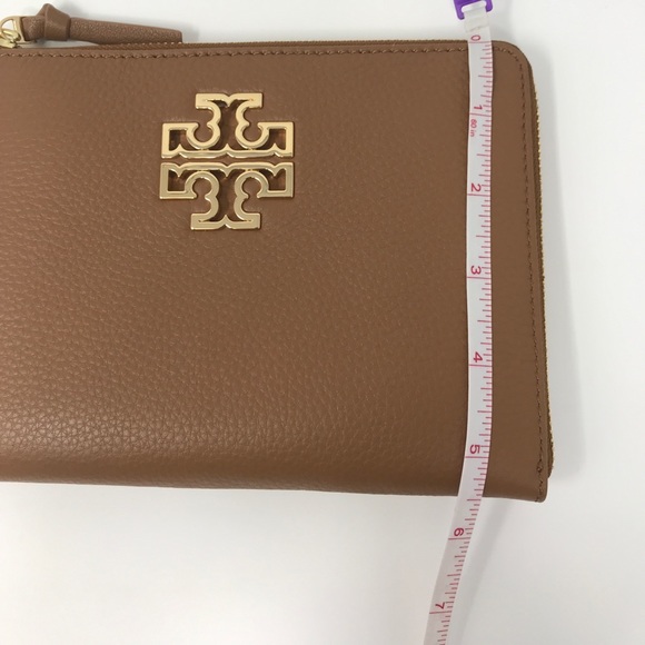 Tory-Burch Britten large zip pouch #39061 - Picture 3 of 8