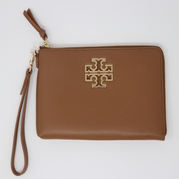 Tory Burch Handbags - Tory-Burch Britten large zip pouch  #39061