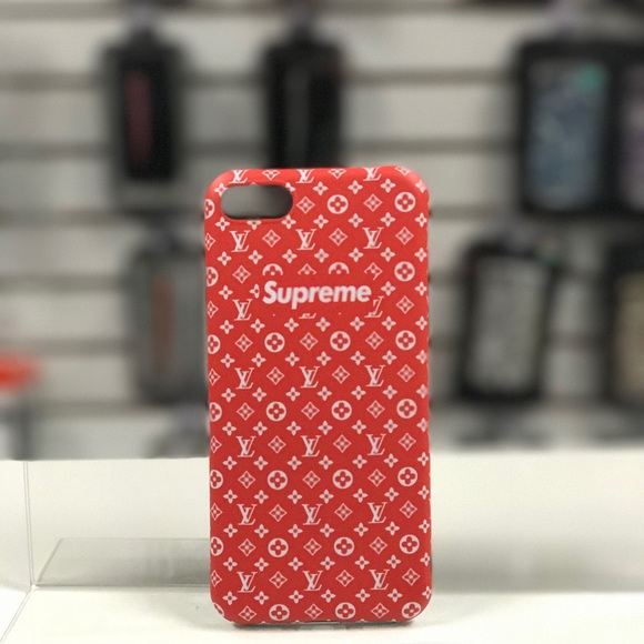 Supreme x Louis Vuitton iPhone 6/7/8 Red Case