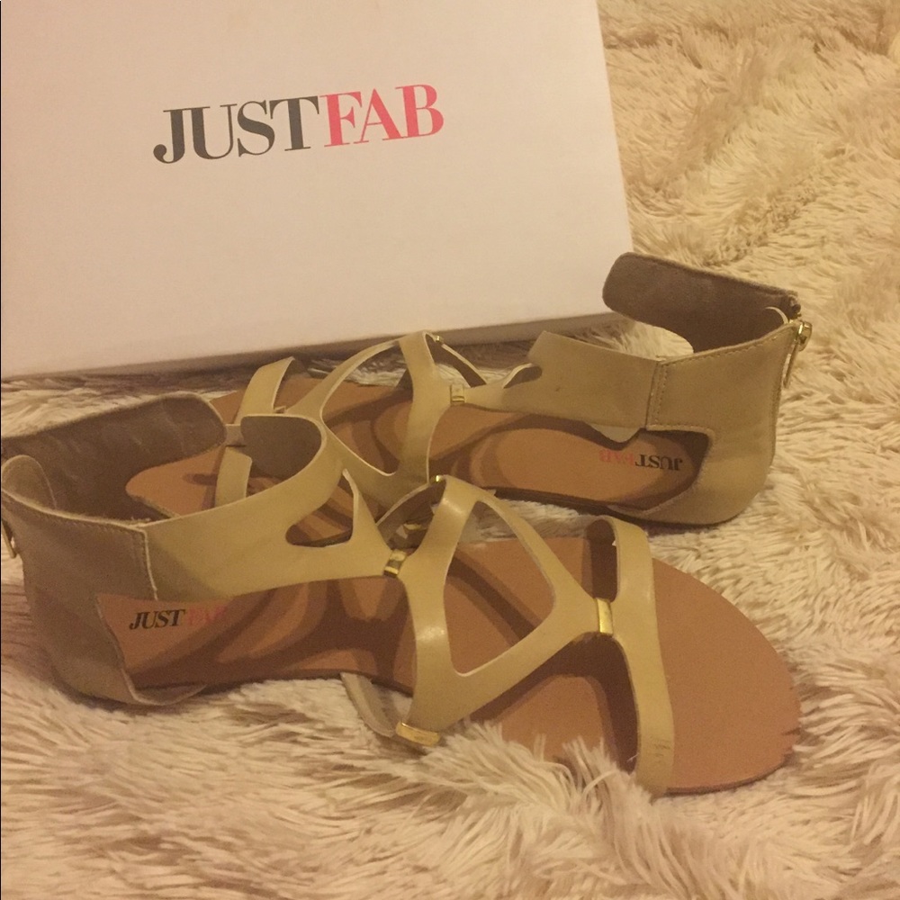 Nude sandals