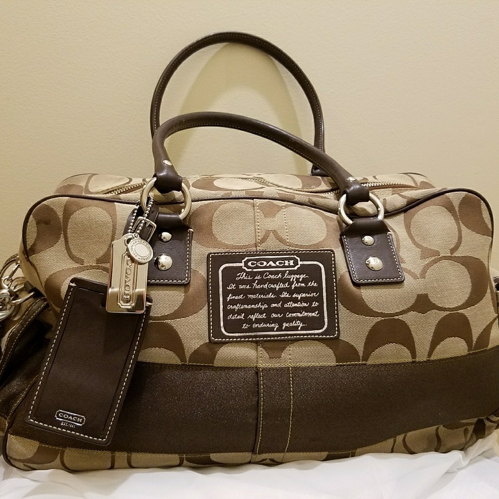 Coach weekend/travel/overnight bag