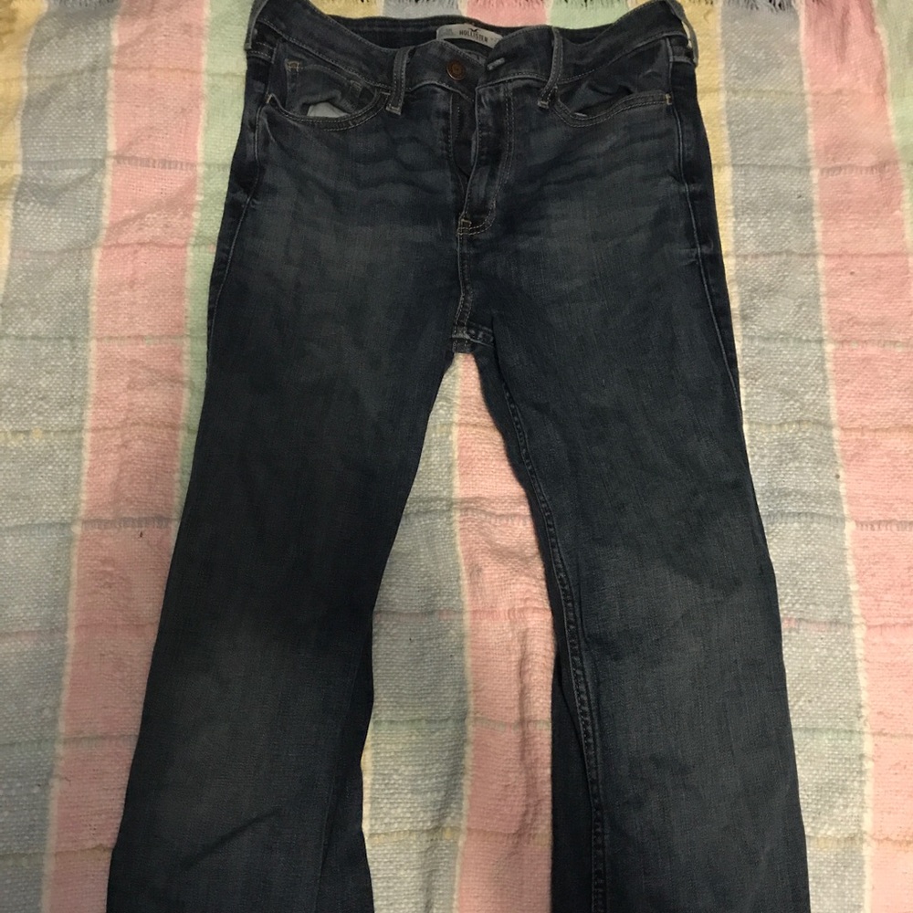 Hollister high rise bell bottom jeans