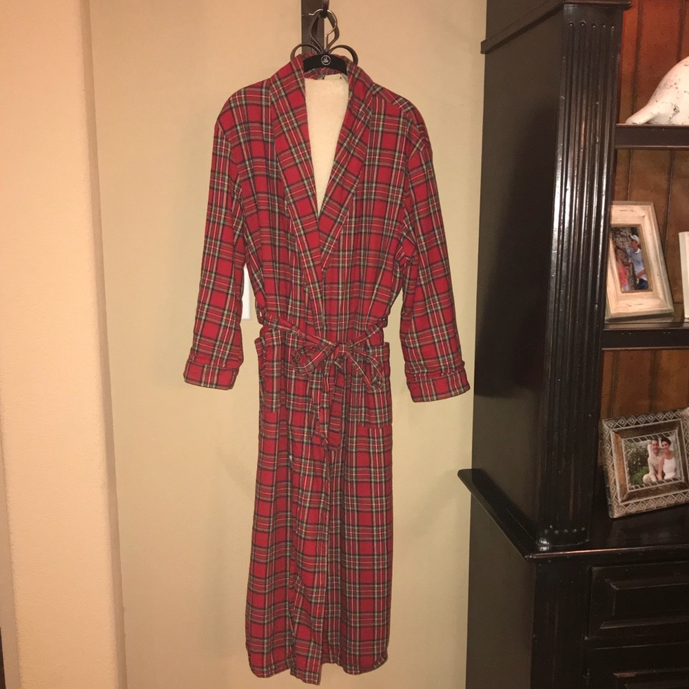 L.L. Bean Hearthside sherpa fleece lined robe