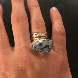 Kendra Scott Statement Ring in Abalone
