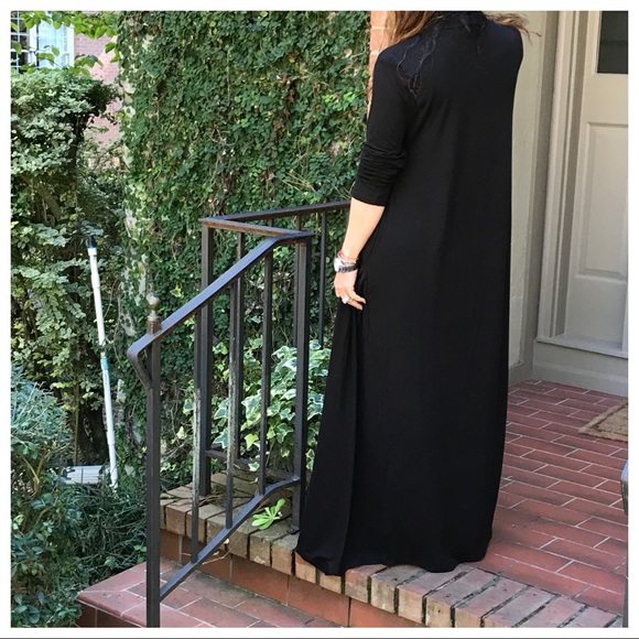 ✨LAST ONE✨✨Black side pocket long knit duster - Picture 7 of 7