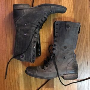 COMBAT-STYLE ZIP-UP BOOTS