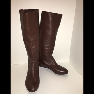 Dark Brown Leather Boots