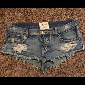 One Teaspoon "Trashwhore" Shorts