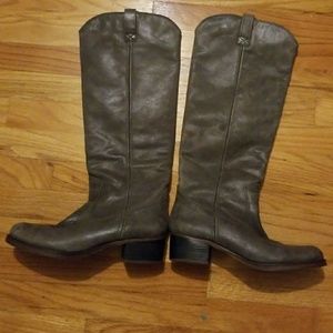 Grey lucky brand boots