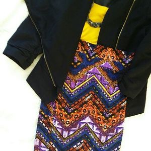 DGNY Printed Pencil Skirt