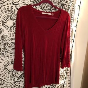 Flattering V-Neck 3/4 sleeve shirt