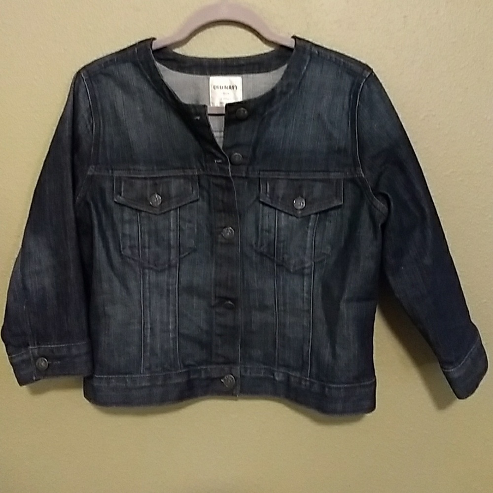Old Navy 3/4 Sleeve Jean Jacket
