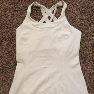 White Lululemon Top