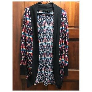 Tribal Print Fall Sweater.