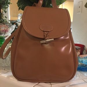 🐎🐎LONGCHAMP Patent leather backpack🐎🐎