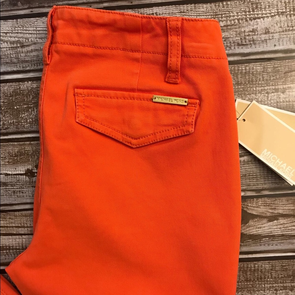 🔥NWT Michel Kors Hot Coral skinny jeans🔥