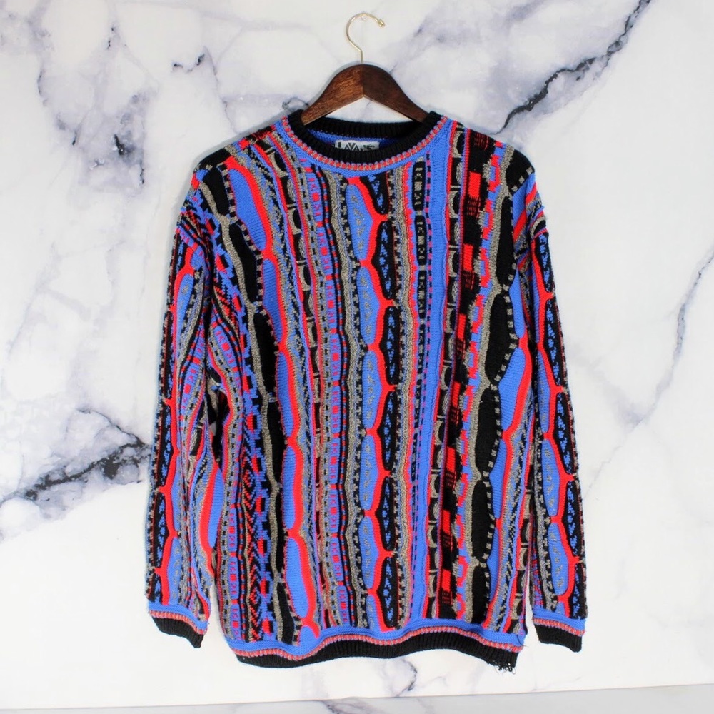 Vintage Coogi-Style Notorious BIG Cosby Sweater