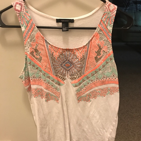 Forever 21 Patterned Tank Top - Picture 1 of 1