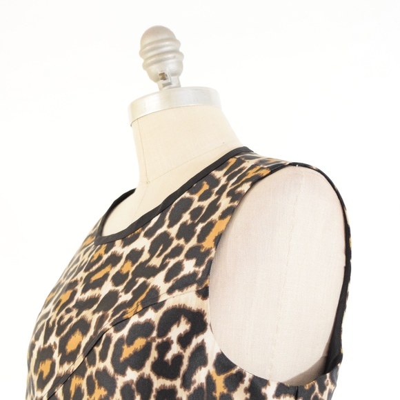 ❌SOLD❌NWT J.Crew Classy Leopard Print Shift Dress - Picture 3 of 6