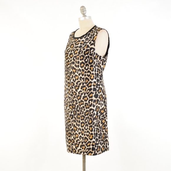 ❌SOLD❌NWT J.Crew Classy Leopard Print Shift Dress - Picture 5 of 6