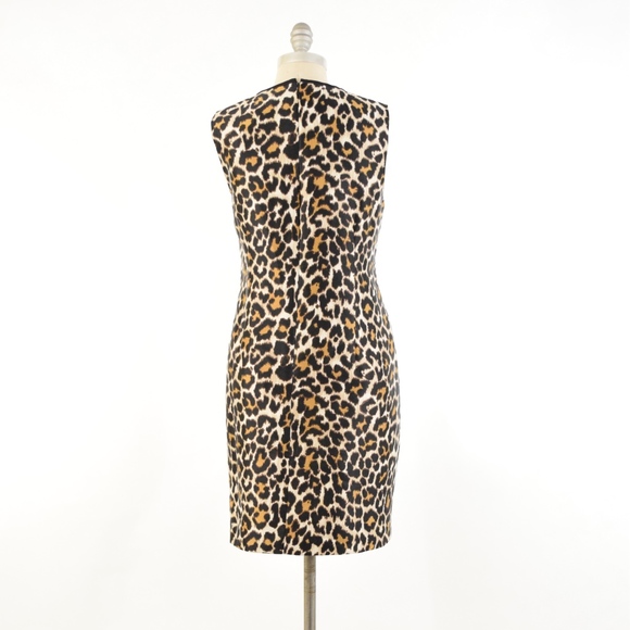 ❌SOLD❌NWT J.Crew Classy Leopard Print Shift Dress - Picture 4 of 6
