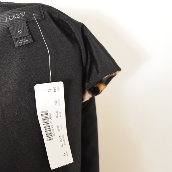 ❌SOLD❌NWT J.Crew Classy Leopard Print Shift Dress - Picture 6 of 6