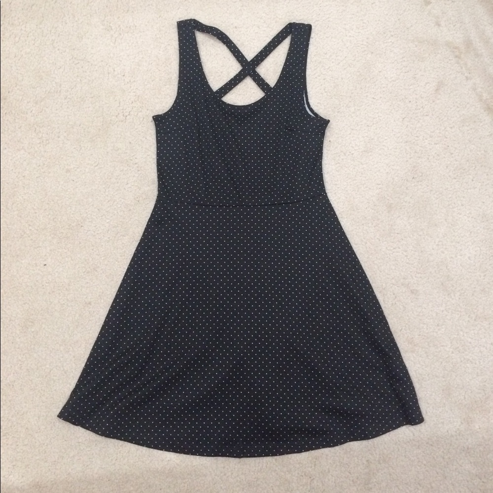 Black skater dress