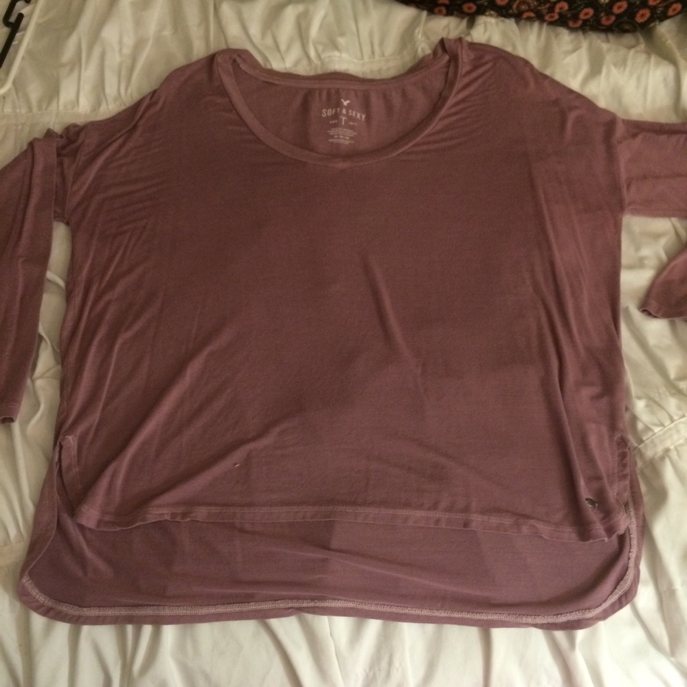 Mauve? Soft and Sexy American Eagle top