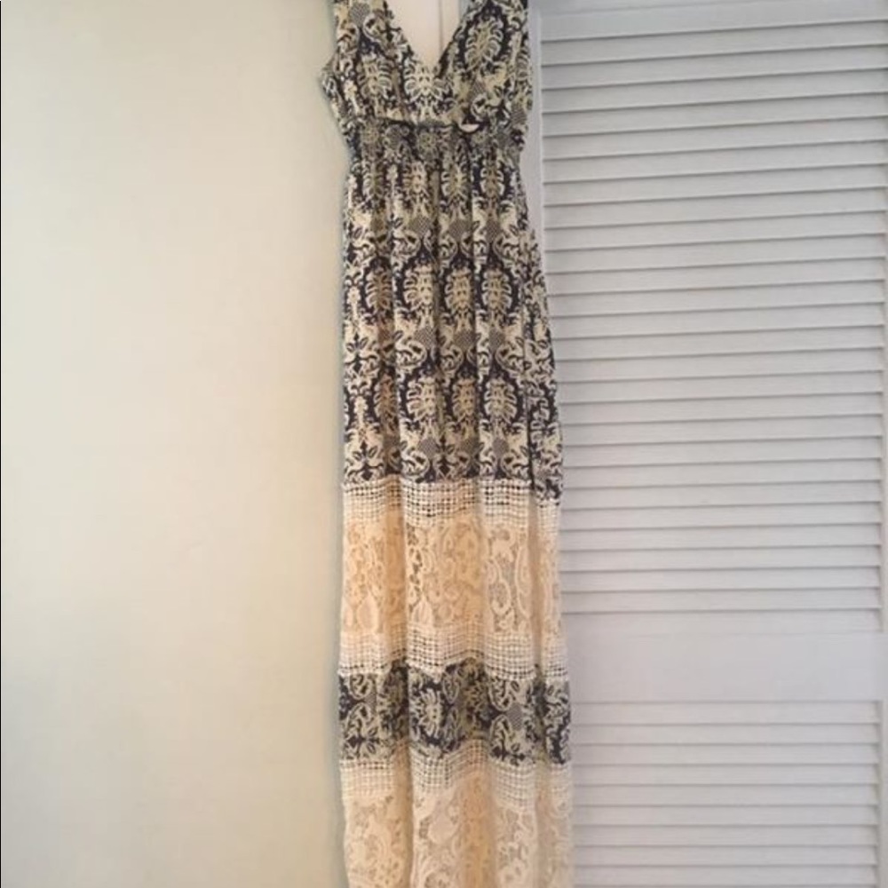 Silky maxi dress