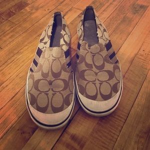 Coach slip on shoes